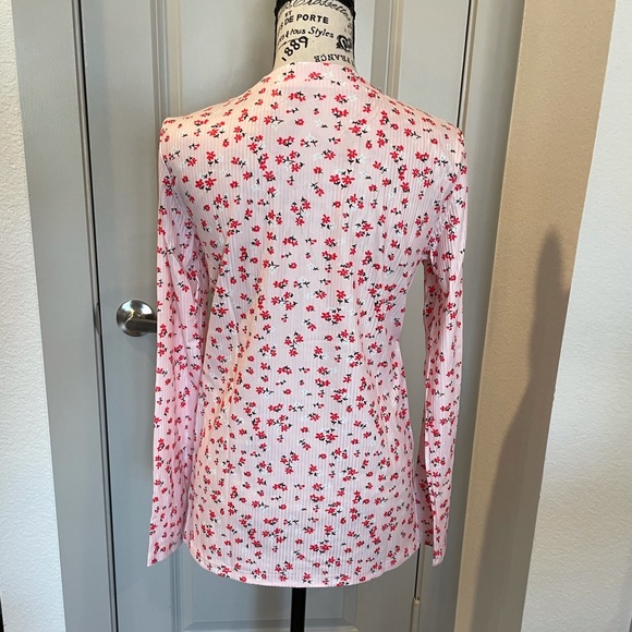 V-Neck Button Top - Picture 3 of 6